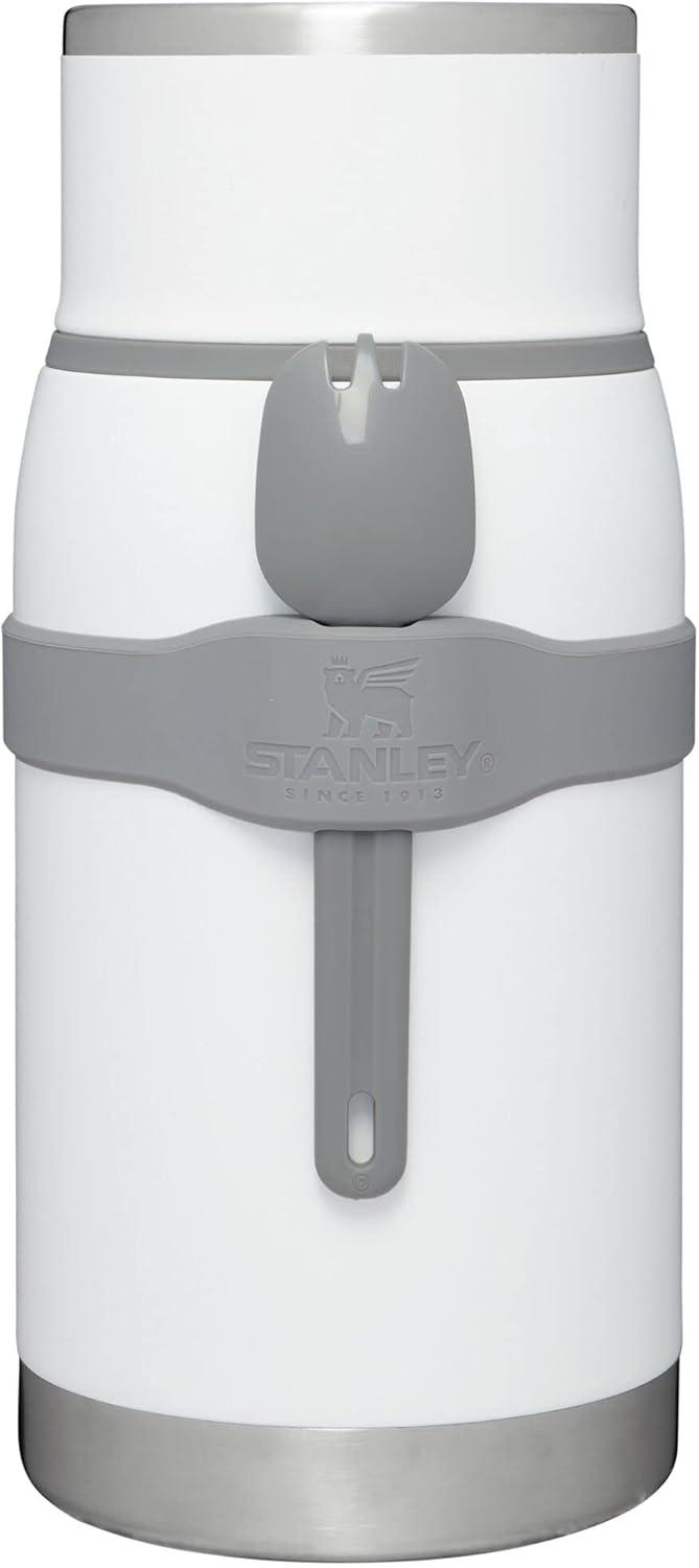 imageStanley Adventure ToGo Food Jar Vacuum Insulated Thermos Food Container Wide Mouth Screw On Lid Packable for Travel Stainless Steel with Leakproof Lid BPAFreePolar