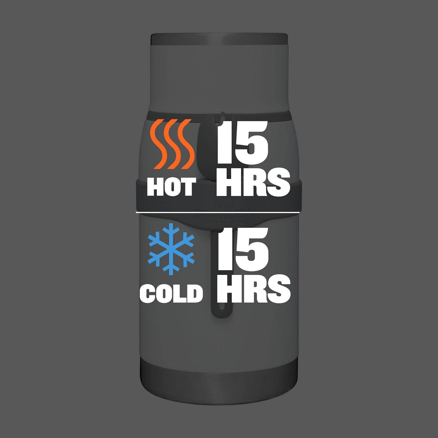 imageStanley Adventure ToGo Food Jar Vacuum Insulated Thermos Food Container Wide Mouth Screw On Lid Packable for Travel Stainless Steel with Leakproof Lid BPAFreePolar