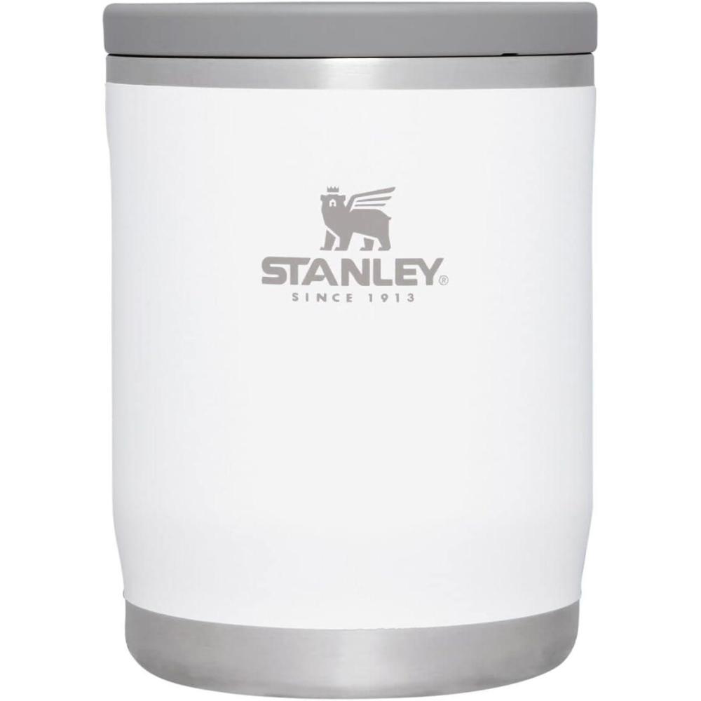 imageStanley Adventure ToGo Food Jar Vacuum Insulated Thermos Food Container Wide Mouth Screw On Lid Packable for Travel Stainless Steel with Leakproof Lid BPAFreePolar