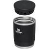 Stanley Adventure To-Go Food Jar | Vacuum Insulated Thermos Food Container | Wide Mouth Screw On Lid | Packable for Travel | Stainless Steel with Leakproof Lid | BPA-Free(Black Glow)