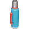 Stanley Classic Legendary Vacuum Bottle 20 oz | Wide Mouth with Leakproof Cup Lid | Keep Drinks Hot or Cold | Packable for Travel | Insulated Stainless Steel Thermos | BPA-Free | Hammertone Green(Pool)