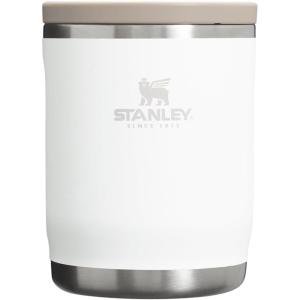 Stanley Adventure To-Go Food Jar | Vacuum Insulated Thermos Food Container | Wide Mouth Screw On Lid | Packable for Travel | Stainless Steel with Leakproof Lid | BPA-Free(Frost)