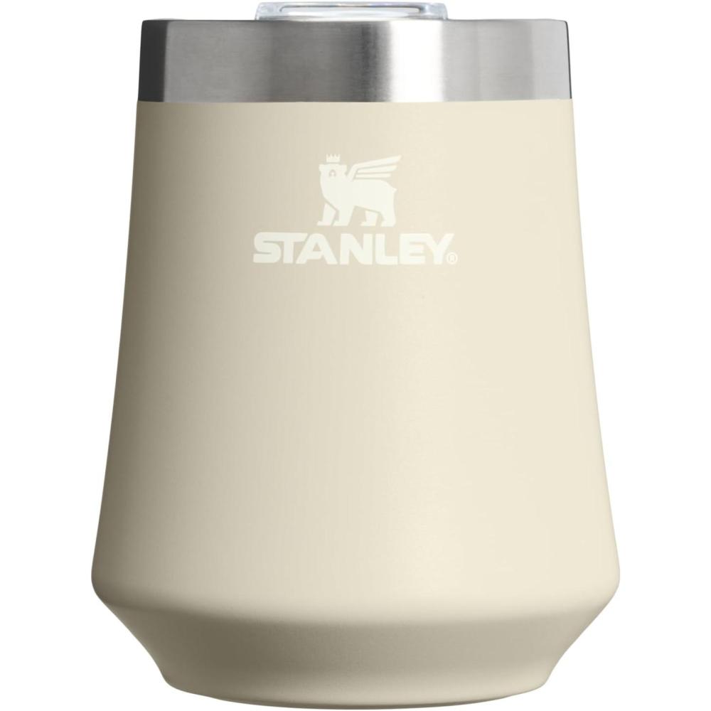 imageSTANLEY Reserve Wine Tumbler 11 oz Stainless Steel Travel Mug For Wine Cocktails Soda Keeps Drinks Cold for Hours BPAFree Exclusive Toasted AlmondToasted Almond