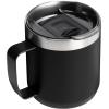 STANLEY Everyday Camp Mug | Drink Through Lid | Cup for Coffee, Tea and Drinks | Insulated Stainless Steel Coffee Mug | BPA-Free(Black 2.0)