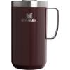 STANLEY Everyday Camp Mug | Drink Through Lid | Cup for Coffee, Tea and Drinks | Insulated Stainless Steel Coffee Mug | BPA-Free(Mahogany Gloss)