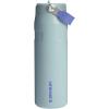 Stanley IceFlow Flip Straw 2.0 Water Bottle 24 oz | Built-In Straw for Travel and Sports | Lightweight and Leak Resistant | Insulated Stainless Steel | BPA-Free | Sienna(Exclusive Blue Cactus)