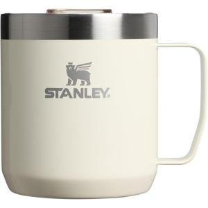STANLEY Everyday Camp Mug | Drink Through Lid | Cup for Coffee, Tea and Drinks | Insulated Stainless Steel Coffee Mug | BPA-Free(Cream Gloss)