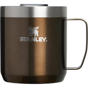 STANLEY Everyday Camp Mug | Drink Through Lid | Cup for Coffee, Tea and Drinks | Insulated Stainless Steel Coffee Mug | BPA-Free(Gunshine Metal)
