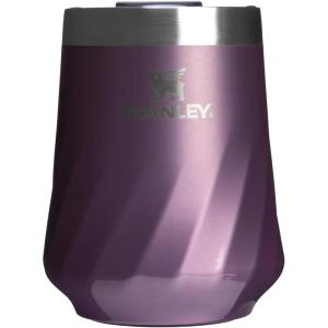 STANLEY Reserve Wine Tumbler | 11 oz Stainless Steel Travel Mug For Wine, Cocktails, Soda | Keeps Drinks Cold for Hours | BPA-Free | Exclusive Toasted Almond(Wisteria Shine)