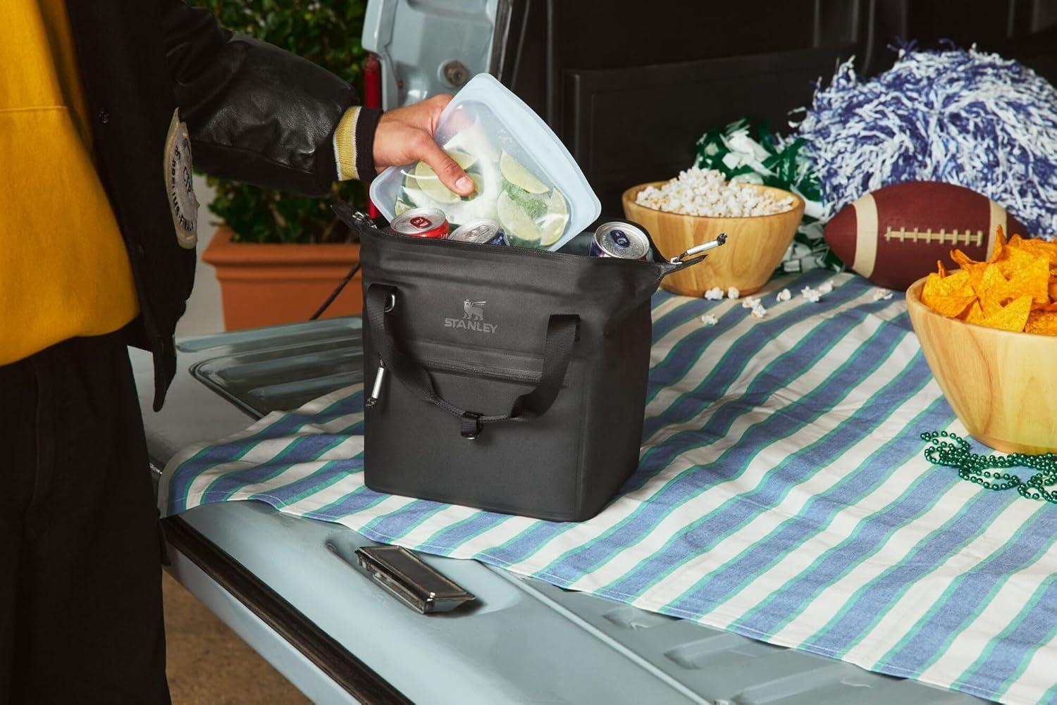 imageStanley All Day Julienne Soft Cooler Bag and Lunch Box Insulated Travel Bag with Zipper BPAFreeToast