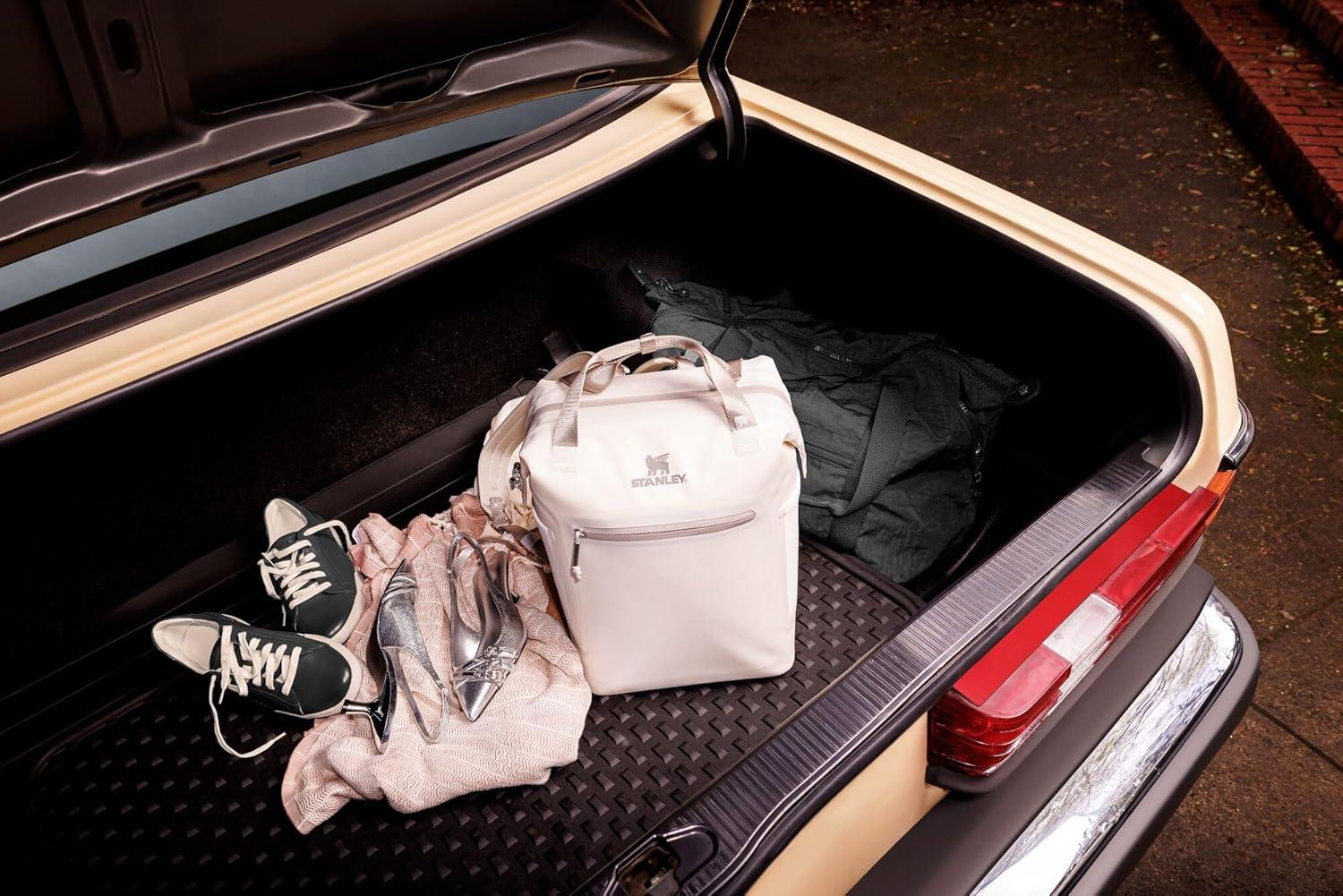 imageStanley All Day Madeleine Backpack Soft Cooler 20 Can Cooler with Handle and Shoulder Straps Insulated Travel Bag with Zipper BPAFreeSeafoam