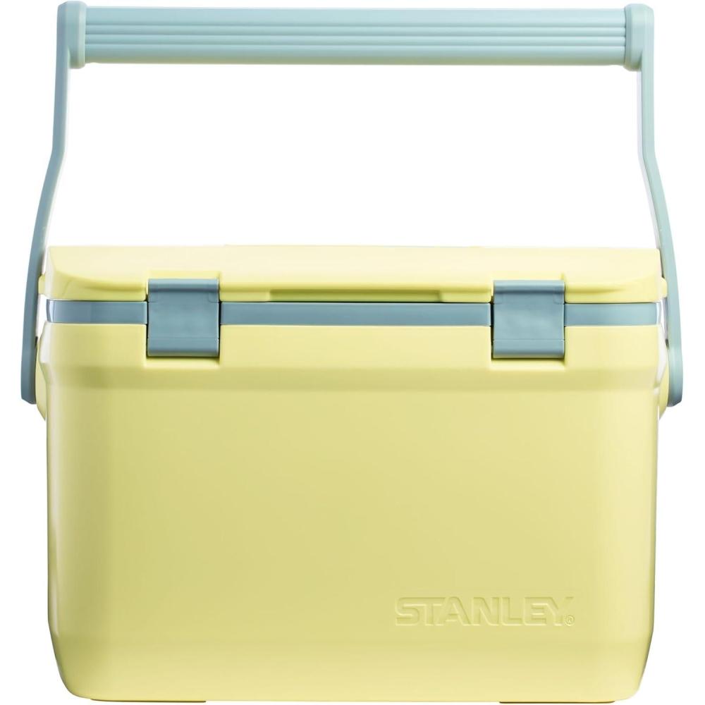 imageStanley Adventure Outdoor Cooler 30 qt  Heavy Duty Outdoor Camping Cooler with Easy Carry Side Handles  4 Days Cooling Ice Chest for 40 Cans  Flat Top Doubles as Seat  BPAFree  PoolPomelo