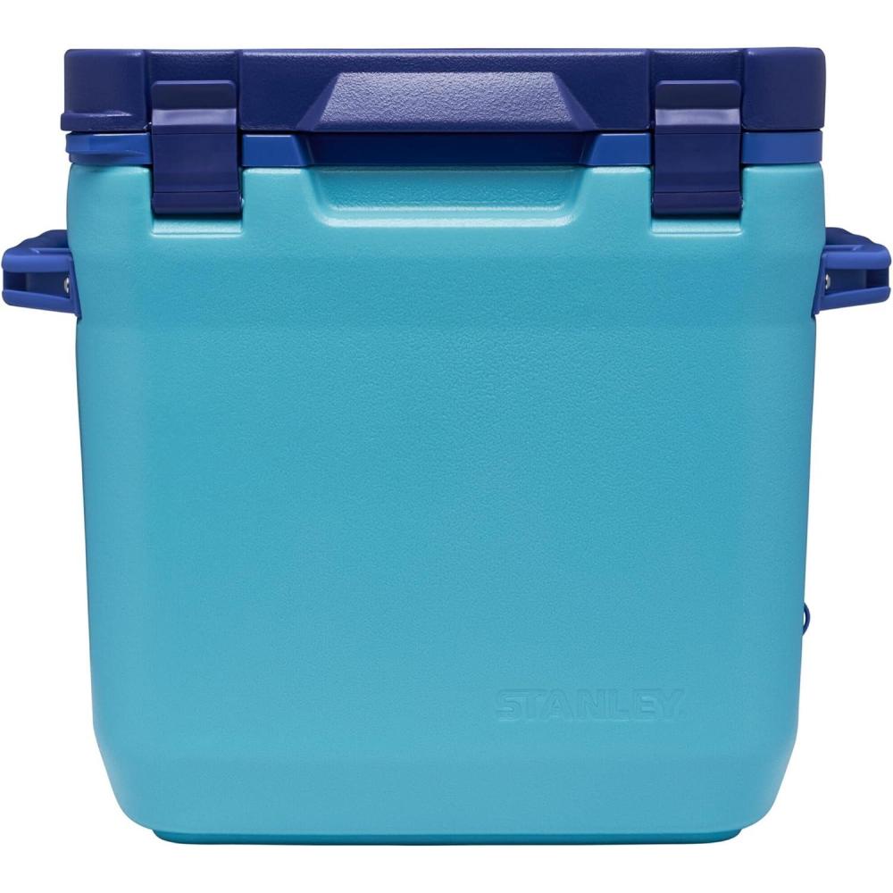 imageStanley Adventure Outdoor Cooler 30 qt  Heavy Duty Outdoor Camping Cooler with Easy Carry Side Handles  4 Days Cooling Ice Chest for 40 Cans  Flat Top Doubles as Seat  BPAFree  PoolPool