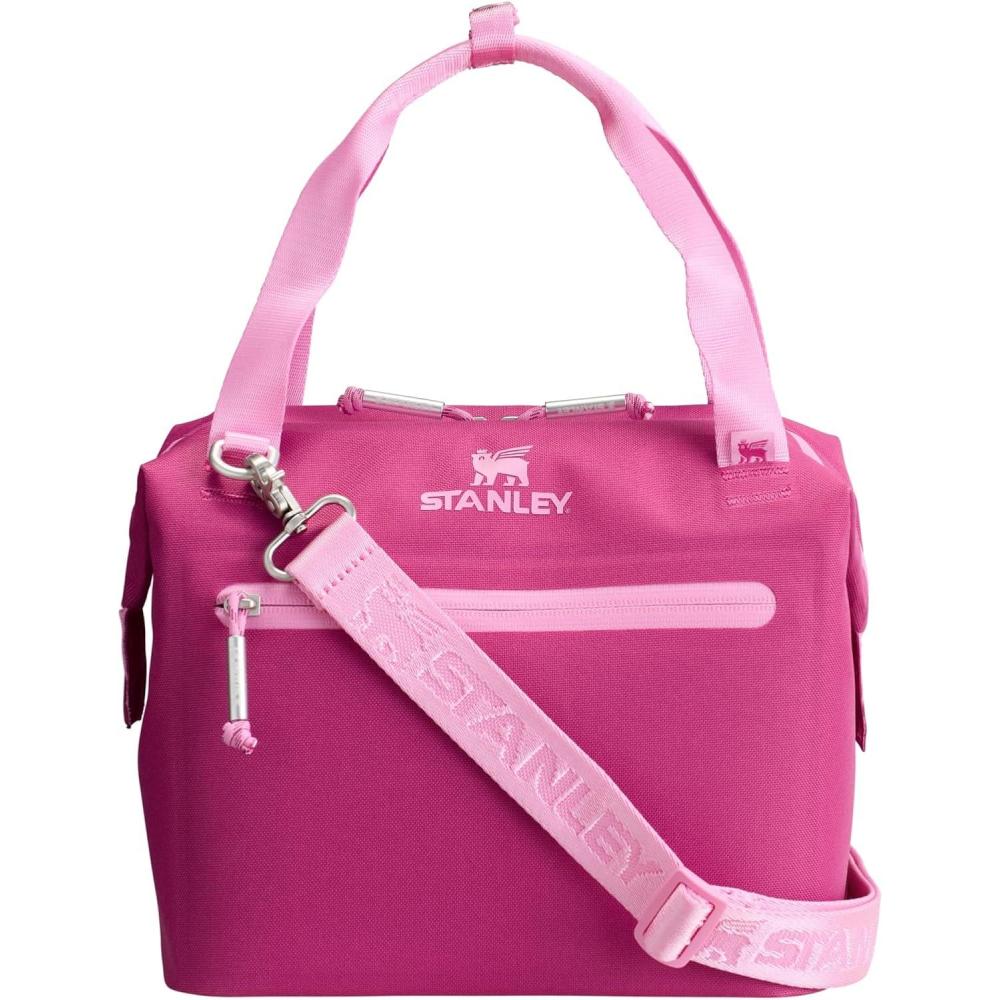 imageStanley All Day Julienne Soft Cooler Bag and Lunch Box  Insulated Travel Bag with Zipper  BPAFreeFuchsia