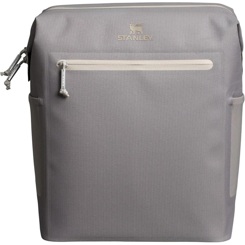 imageStanley All Day Madeleine Backpack Soft Cooler 20 Can Cooler with Handle and Shoulder Straps Insulated Travel Bag with Zipper BPAFreeStone