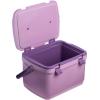 Stanley Adventure Outdoor Cooler 30 qt | Heavy Duty Outdoor Camping Cooler with Easy Carry Side Handles | 4 Days Cooling Ice Chest for 40 Cans | Flat Top Doubles as Seat | BPA-Free | Pool(Lilac)