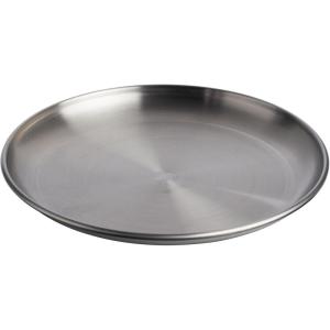 STANLEY Wildfare Pro Stainless Steel Plate | 8 in Stackable Plate | Packable Outdoor Dishware | Camping Essentials for Your Camp Kitchen | BPA-Free | Pale Pebble & Stone(8-inch/3 2/3-ounce (Pack of 12))