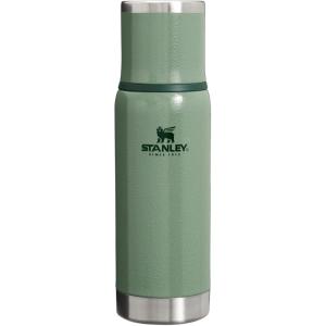 Stanley Adventure to Go Insulated Travel Tumbler – 17 OZ – Leak-Resistant Stainless Steel Insulated Bottle with Insulated Cup Lid and Splash-Free Stopper, Hammertone Green, 10-10816-001