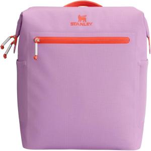 Stanley All Day Madeleine Backpack Soft Cooler 20 Can Cooler with Handle and Shoulder Straps Insulated Travel Bag with Zipper BPA-Free(Lilac)