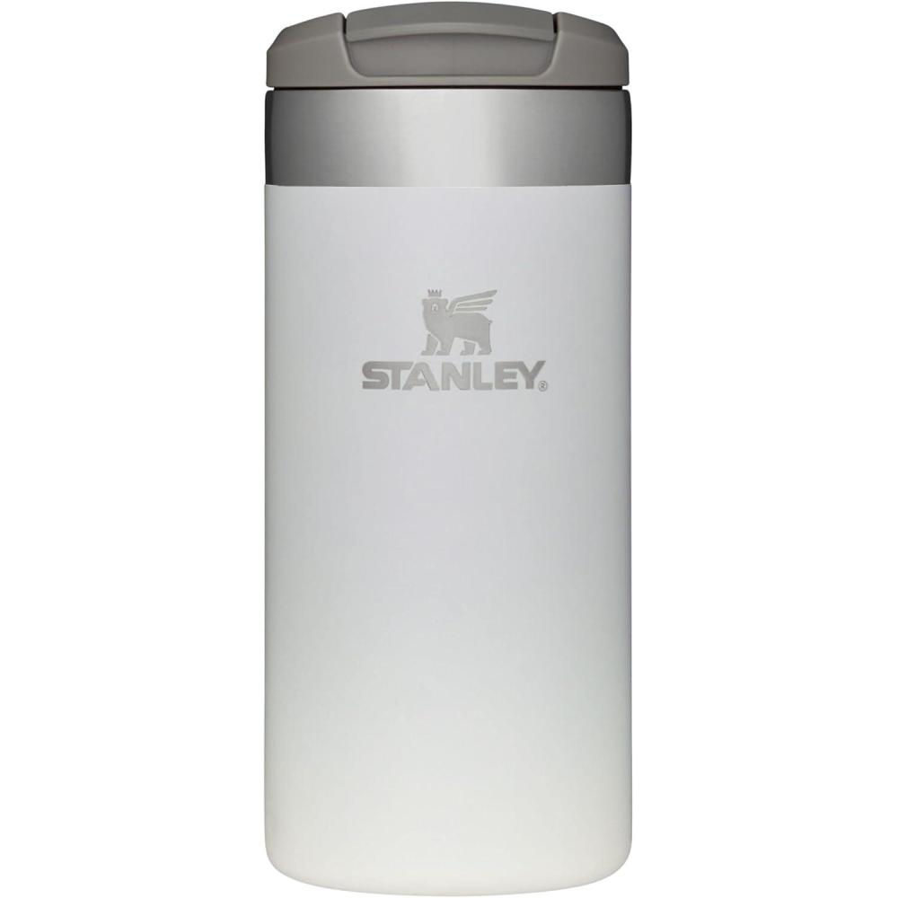 imageStanley AeroLight Transit Bottle 16 oz Locking Drink Through Lid Leak Resistant Water Bottle or Coffee Travel Mug Lightweight Insulated Stainless Steel BPAFree Rose QuartzCloud