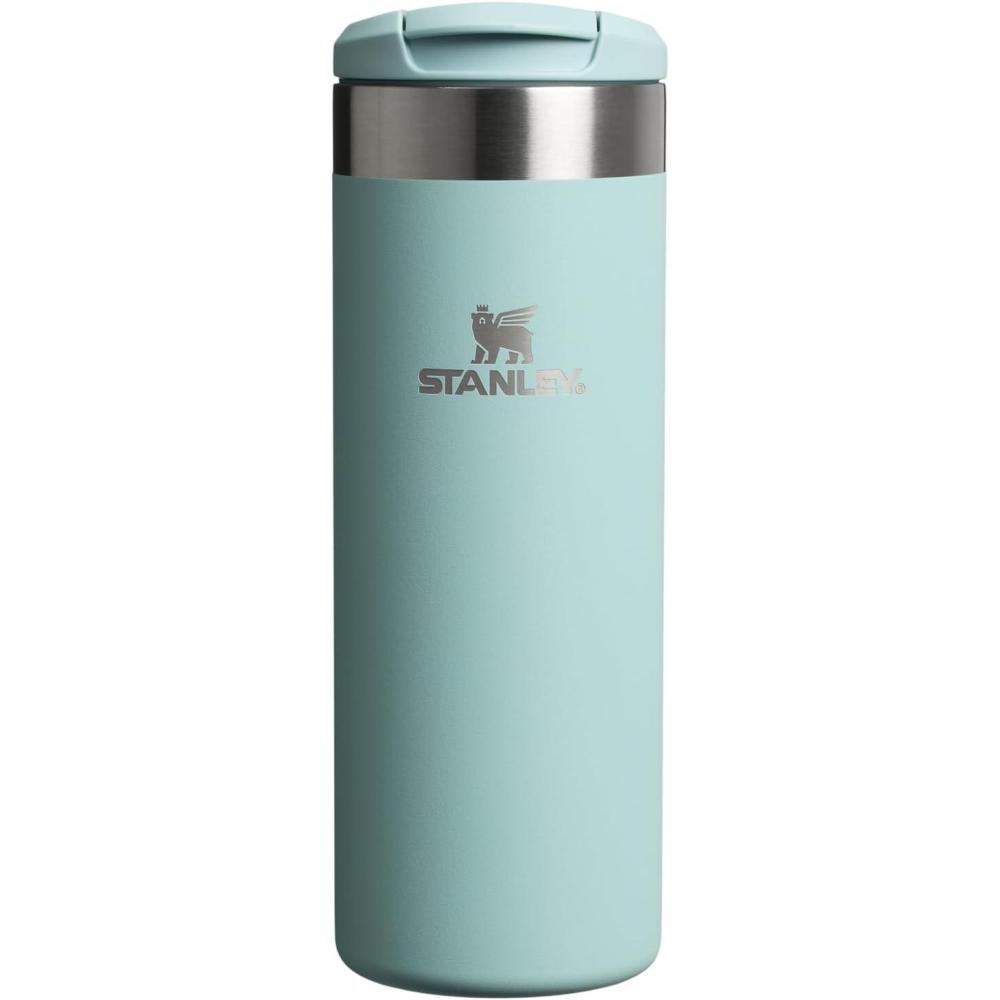 imageStanley AeroLight Transit Bottle 16 oz  Locking Drink Through Lid  Leak Resistant Water Bottle or Coffee Travel Mug  Lightweight Insulated Stainless Steel  BPAFree  Rose QuartzSeafoam