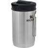 STANLEY All In One French Press Coffee Maker 32 oz | 5 Minute Brew, 4 Hours Hot | Mesh Filter for Coffee Grounds | Insulated Stainless Steel French Press | BPA-Free | Stainless(Stainless Steel)