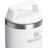 STANLEY Cafe To Go Travel Mug 16 oz | Leakproof Two-Part Drink Through Lid | Tumbler Cup for Coffee, Tea and Drinks | Insulated Stainless Steel Coffee Mug | BPA-Free | Cream Gloss(Frost)