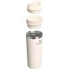STANLEY Cafe To Go Travel Mug 16 oz | Leakproof Two-Part Drink Through Lid | Tumbler Cup for Coffee, Tea and Drinks | Insulated Stainless Steel Coffee Mug | BPA-Free | Cream Gloss(Cream Gloss)