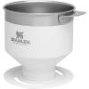 STANLEY Perfect Brew Pour Over | Manual Single Cup Coffee Maker | Drip Coffee Maker with Reusable Filter | Easy Clean Stainless Steel | BPA-Free | Hammertone Green(Polar)