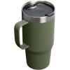 STANLEY The Everyday Suburban Mug | 16 oz | Drink Through Lid | Cup for Coffee, Tea and Drinks | Insulated Stainless Steel Coffee Mug | BPA-Free | Rose Quartz(Dried Pine)