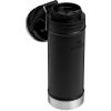 STANLEY Travel Mug with Integrated French Press 16 oz | 5 Minute Brew, 4 Hours Hot, Leakproof Lid | Mesh Filter for Coffee Grounds | Insulated Stainless Steel Coffee Maker | BPA-Free | Black 2.0(Black 2.0)