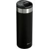 Stanley AeroLight Transit Bottle 16 oz | Locking Drink Through Lid | Leak Resistant Water Bottle or Coffee Travel Mug | Lightweight Insulated Stainless Steel | BPA-Free | Rose Quartz(Black)