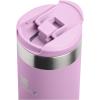 Stanley AeroLight Transit Bottle 16 oz | Locking Drink Through Lid | Leak Resistant Water Bottle or Coffee Travel Mug | Lightweight Insulated Stainless Steel | BPA-Free | Rose Quartz(Lilac)