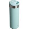 Stanley AeroLight Transit Bottle 16 oz | Locking Drink Through Lid | Leak Resistant Water Bottle or Coffee Travel Mug | Lightweight Insulated Stainless Steel | BPA-Free | Rose Quartz(Seafoam)