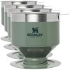 STANLEY Perfect Brew Pour Over | Manual Single Cup Coffee Maker | Drip Coffee Maker with Reusable Filter | Easy Clean Stainless Steel | BPA-Free | Hammertone Green(Hammertone Green)