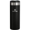 Stanley AeroLight Transit Bottle 16 oz | Locking Drink Through Lid | Leak Resistant Water Bottle or Coffee Travel Mug | Lightweight Insulated Stainless Steel | BPA-Free | Rose Quartz(Black)