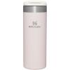 Stanley AeroLight Transit Bottle 16 oz | Locking Drink Through Lid | Leak Resistant Water Bottle or Coffee Travel Mug | Lightweight Insulated Stainless Steel | BPA-Free | Rose Quartz(Rose Quartz Glimmer)