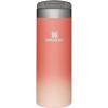 Stanley AeroLight Transit Bottle 16 oz | Locking Drink Through Lid | Leak Resistant Water Bottle or Coffee Travel Mug | Lightweight Insulated Stainless Steel | BPA-Free | Rose Quartz(Grapefruit)
