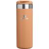 Stanley AeroLight Transit Bottle 16 oz | Locking Drink Through Lid | Leak Resistant Water Bottle or Coffee Travel Mug | Lightweight Insulated Stainless Steel | BPA-Free | Rose Quartz(Toast)