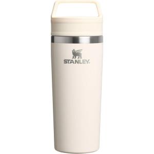 STANLEY Cafe To Go Travel Mug 16 oz | Leakproof Two-Part Drink Through Lid | Tumbler Cup for Coffee, Tea and Drinks | Insulated Stainless Steel Coffee Mug | BPA-Free | Cream Gloss(Cream Gloss)