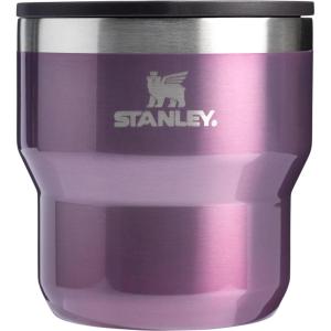 STANLEY Stay-Hot Stacking Camp Cup 10 oz | Press In Drink Through Lid | Cup for Coffee, Tea and Drinks | Insulated Stainless Steel Coffee Mug | BPA-Free(Wisteria Shine)