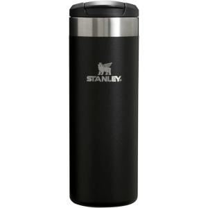 Stanley AeroLight Transit Bottle 16 oz | Locking Drink Through Lid | Leak Resistant Water Bottle or Coffee Travel Mug | Lightweight Insulated Stainless Steel | BPA-Free | Rose Quartz(Black)