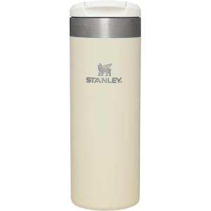 Stanley AeroLight Transit Bottle 16 oz | Locking Drink Through Lid | Leak Resistant Water Bottle or Coffee Travel Mug | Lightweight Insulated Stainless Steel | BPA-Free | Rose Quartz(Cream Glimmer)