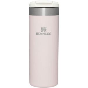 Stanley AeroLight Transit Bottle 16 oz | Locking Drink Through Lid | Leak Resistant Water Bottle or Coffee Travel Mug | Lightweight Insulated Stainless Steel | BPA-Free | Rose Quartz(Rose Quartz Glimmer)