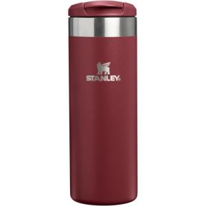 Stanley AeroLight Transit Bottle 16 oz | Locking Drink Through Lid | Leak Resistant Water Bottle or Coffee Travel Mug | Lightweight Insulated Stainless Steel | BPA-Free | Rose Quartz(Cranberry)