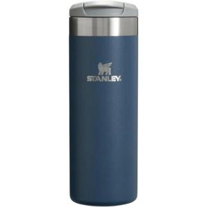 Stanley AeroLight Transit Bottle 16 oz | Locking Drink Through Lid | Leak Resistant Water Bottle or Coffee Travel Mug | Lightweight Insulated Stainless Steel | BPA-Free | Rose Quartz(Navy)