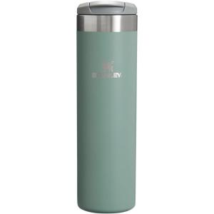 Stanley AeroLight Transit Bottle 16 oz | Locking Drink Through Lid | Leak Resistant Water Bottle or Coffee Travel Mug | Lightweight Insulated Stainless Steel | BPA-Free | Rose Quartz(Shale)