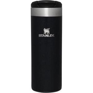 Stanley AeroLight Transit Bottle 16 oz | Locking Drink Through Lid | Leak Resistant Water Bottle or Coffee Travel Mug | Lightweight Insulated Stainless Steel | BPA-Free | Rose Quartz(Black Glimmer)