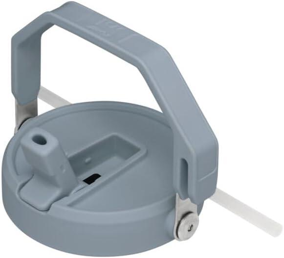 imageSTANLEY IceFlow 20 Flip Straw Jug with Handle 40 oz Twist On Lid and Flip Up Straw Leakproof for Travel and Sports Insulated Stainless Steel BPAFree Black 20Fog