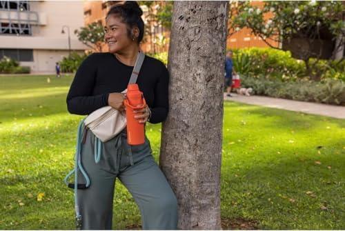 imageStanley IceFlow Fast Flow Water Bottle Angled Spout Lid Lightweight amp Leakproof for Travel amp Sports Insulated Stainless Steel BPAFreeLavender